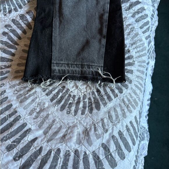 Gallery Dept Charcoal and Black Stacked Flared Denim 32 - Picture 3 of 7